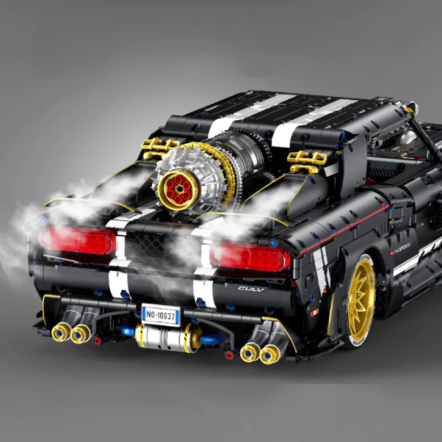 GULY Technic Car Dodge Challenger Supercar 1:8 3751 PCS block toys 10637