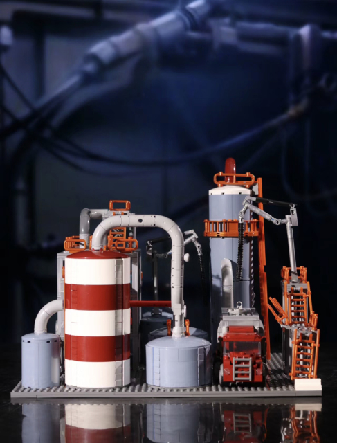 BaKa Creator Buildings Refinery 1831 PCS block toys 33200