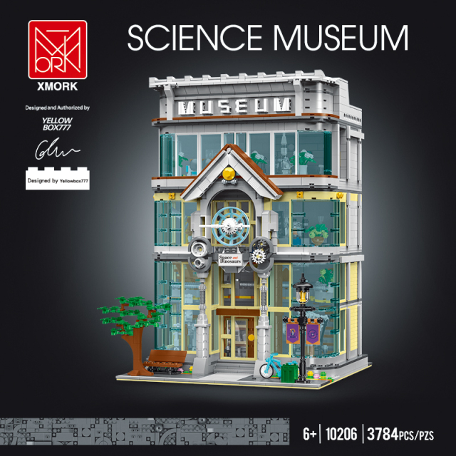 XMORK Creator Buildings Science Museum 3794 PCS block toys 10206