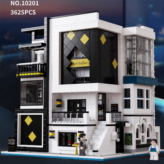 UrGe Creator Building Novatown Art Gallery Showcase 3357PCS block toys 10201