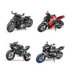 LEIMAO Technic Car Classic Motorcycle Series 680-820PCS block toys H1127/H1128/H1129/H1130