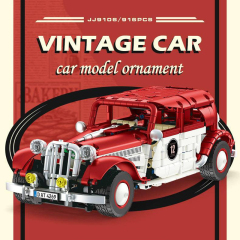 JIESTAR Creator Car Vintage Car 916 PCS block toys JJ9106