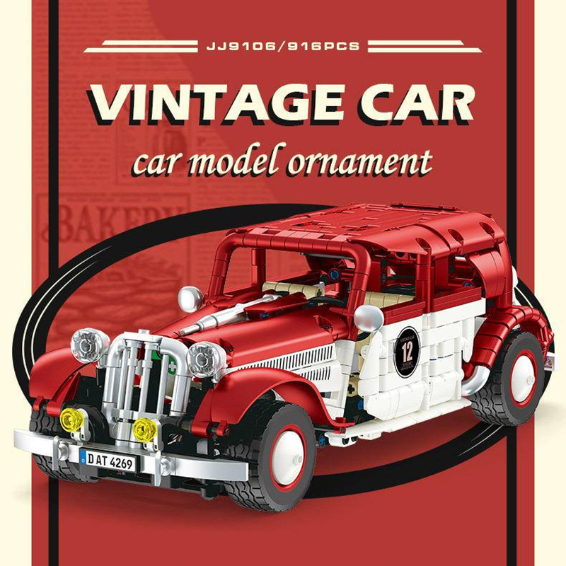 JIESTAR Creator Car Vintage Car 916 PCS block toys JJ9106