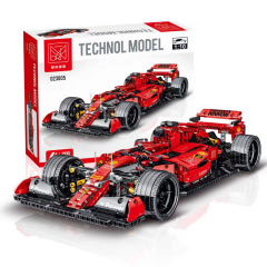 XMORK Technic Sports Car Red F1.SF90 Car 1072 PCS block toys 023005