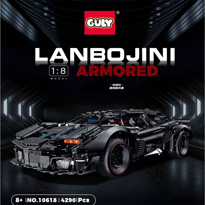 GULY Technic Car Lanbojini Armored 1:8 4290 PCS block toys 10618