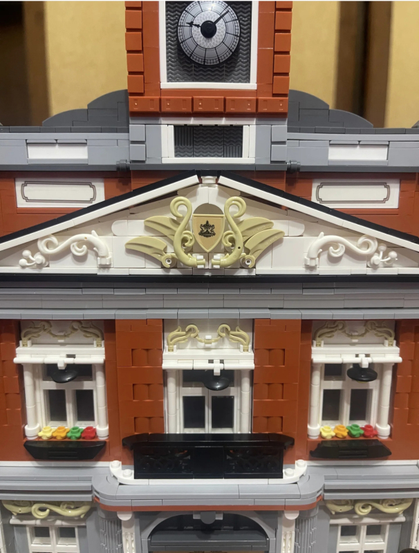 JIQING Creator Buildings Town Hall 1780 PCS Miniature block toys JQ10005