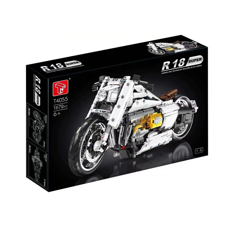 TAIGAOLE Technic Car R 18 Motorcycle 1672 PCS block toys T4055