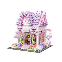 BaKa Creator Buildings Pink Cottage 706 PCS block toys 33223