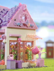 BaKa Creator Buildings Pink Cottage 706 PCS block toys 33223