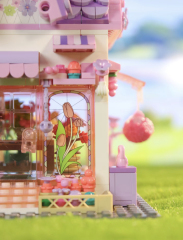 BaKa Creator Buildings Pink Cottage 706 PCS block toys 33223