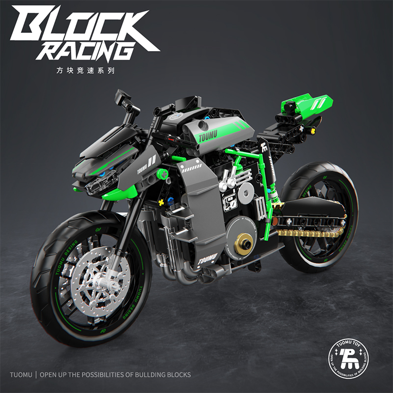 Tamu Technic Car KA Z1 Motorcycle block toys T7006