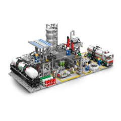 JIESTAR City Building Chemical Plant 700+ PCS block toys JJ9014/JJ9015/JJ9016