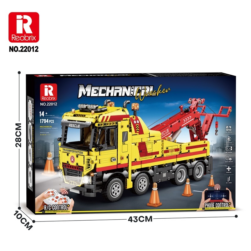 Reobrix Technic Car Wrecker 1910 PCS block toys 22012