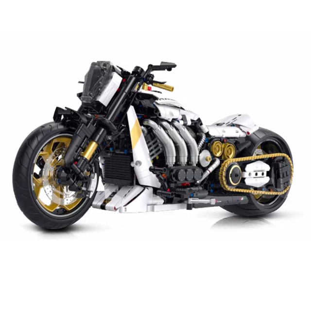 GULY Technic Car Raceforge Top Speed Motorcycle 2000PCS block toys 60522