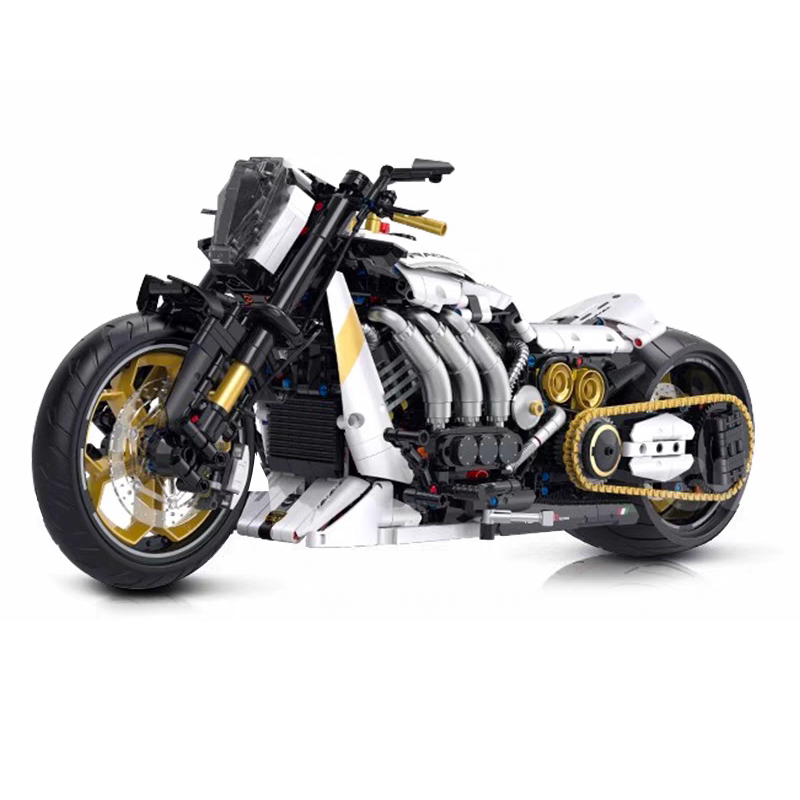 GULY Technic Car Raceforge Top Speed Motorcycle 2000PCS block toys 60522
