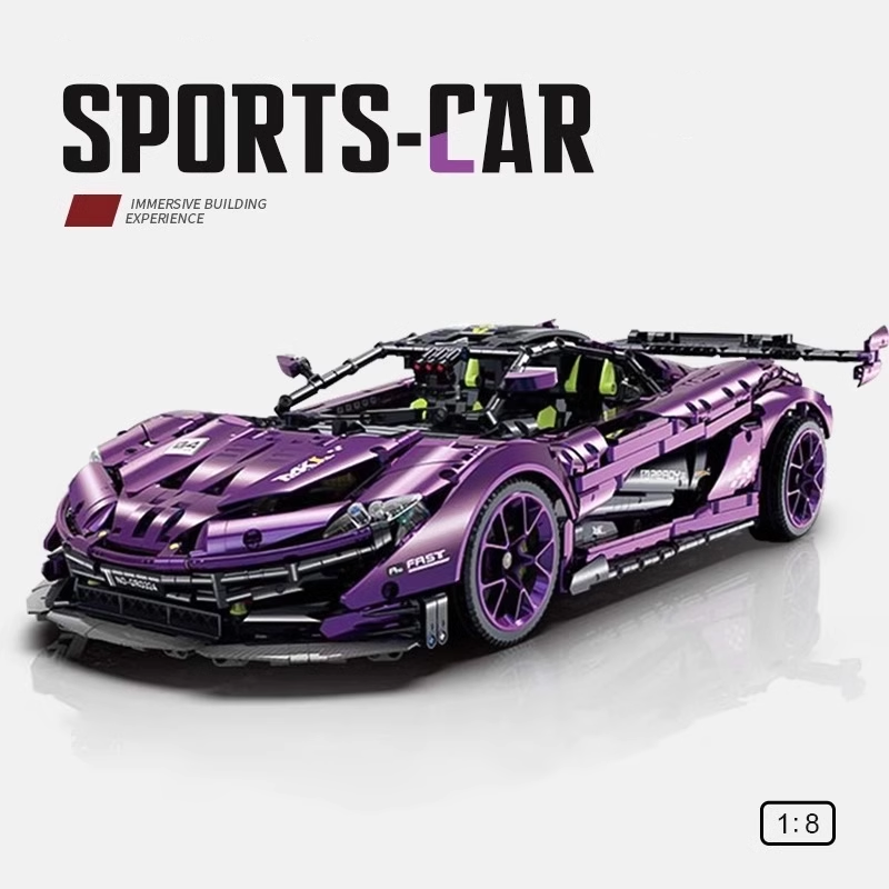 GULY Technic Car P1 hypercar 1:8 3224PCS block toys 10617