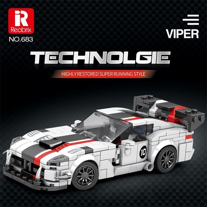 Reobrix City Car Mini Sportscar Series 200-400PCS block toys 672-822