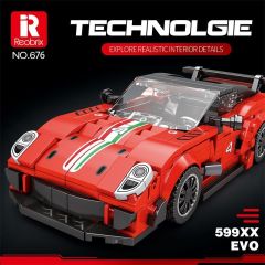 Reobrix City Car Mini Sportscar Series 200-400PCS block toys 672-822