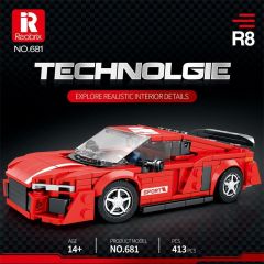 Reobrix City Car Mini Sportscar Series 200-400PCS block toys 672-822