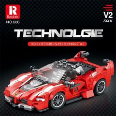 Reobrix City Car Mini Sportscar Series 200-400PCS block toys 672-822