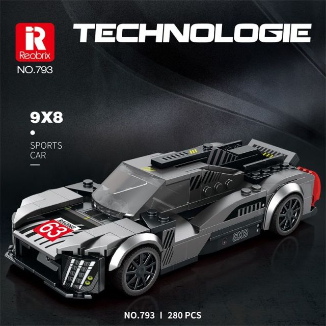 Reobrix City Car Mini Sportscar Series 200-400PCS block toys 672-822