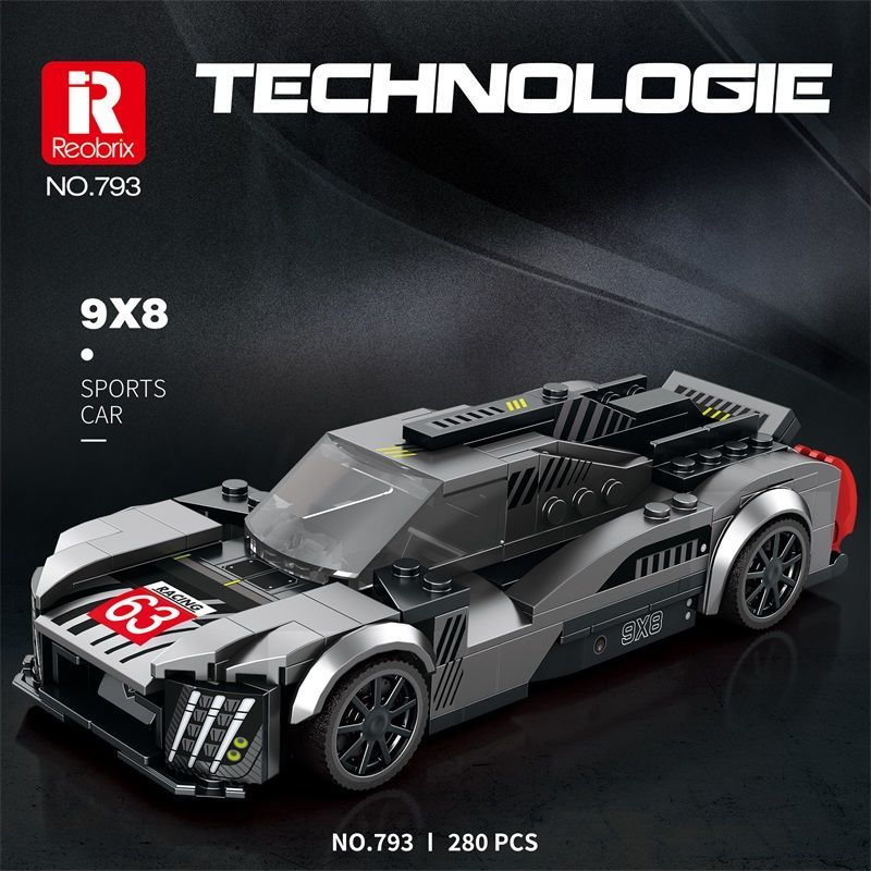 Reobrix City Car Mini Sportscar Series 200-400PCS block toys 672-822