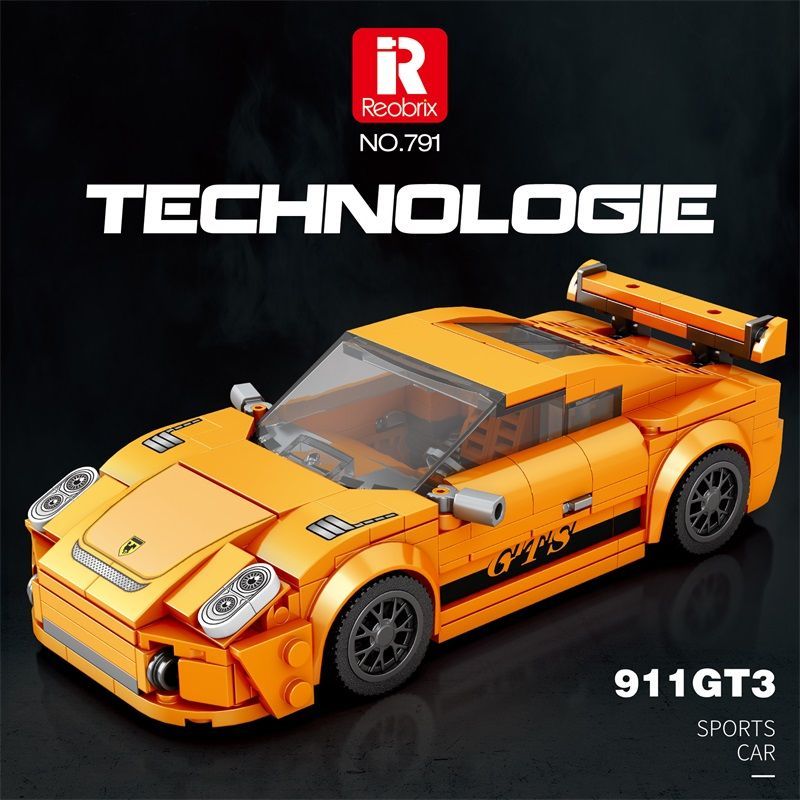Reobrix City Car Mini Sportscar Series 200-400PCS block toys 672-822