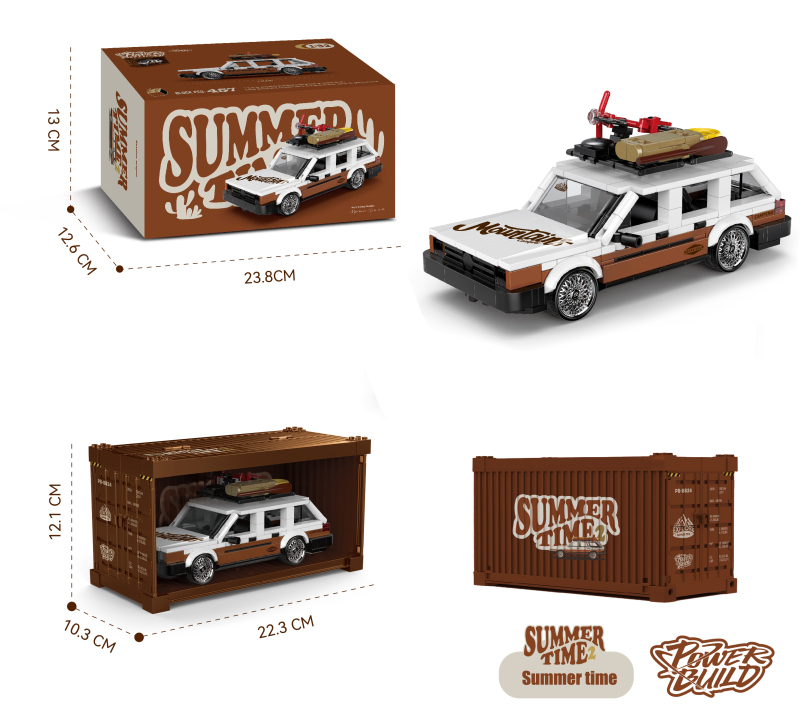 POWER BLOCK Creator Car Summer Time Series Santana 457pcs PB8824