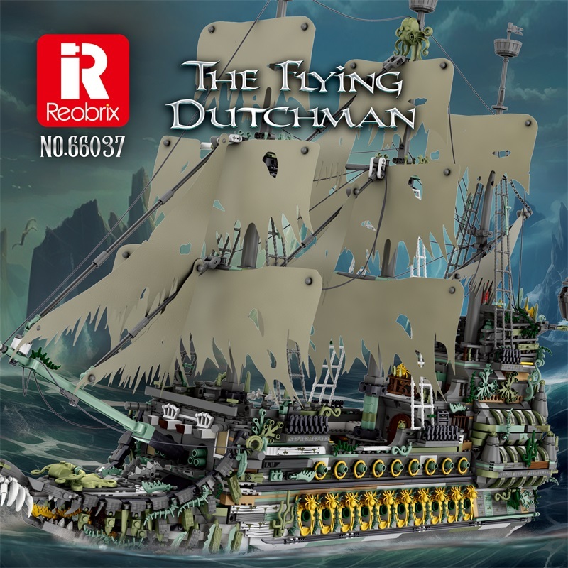 Reobrix Creator Movie The Flying Dutchman 5503PCS block toys 66037