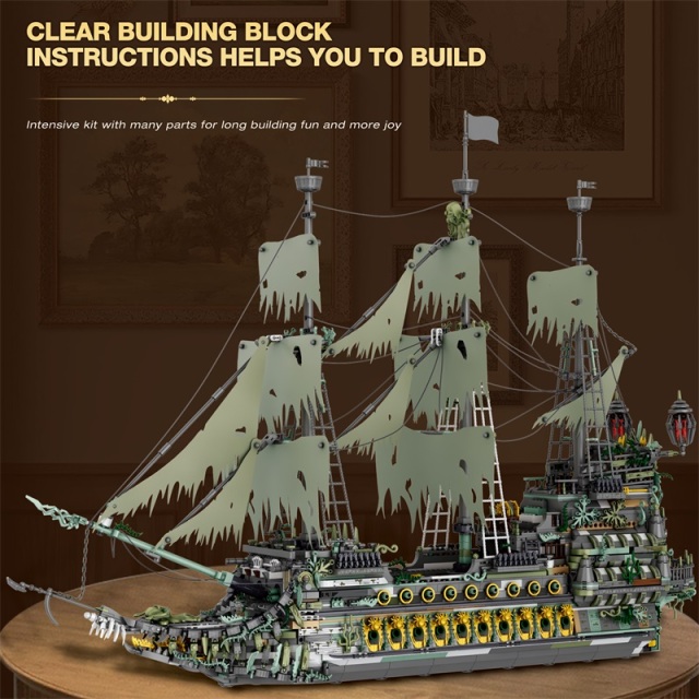 Reobrix Creator Movie The Flying Dutchman 5503PCS block toys 66037
