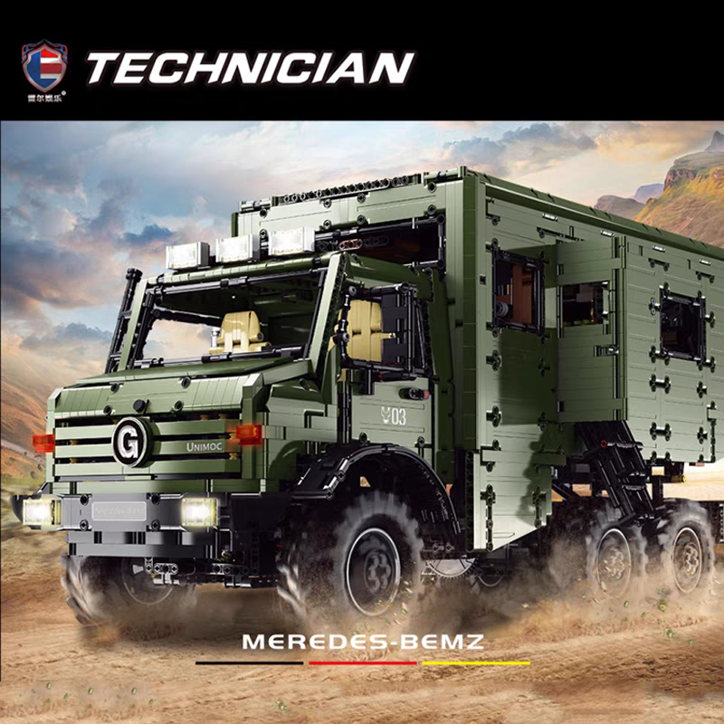 LEIER Technic Car Mercedes-Benz Unimog 6689PCS block toys LE-J907