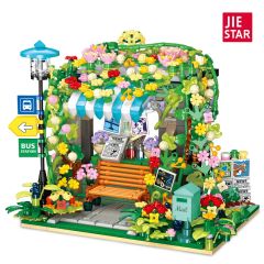 JIESTAR Creator Building Newsstand 834PCS block toys JJ9197