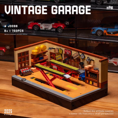 XIAOJIAODU Creator Building Vintage garage 750PCS block toys JD098