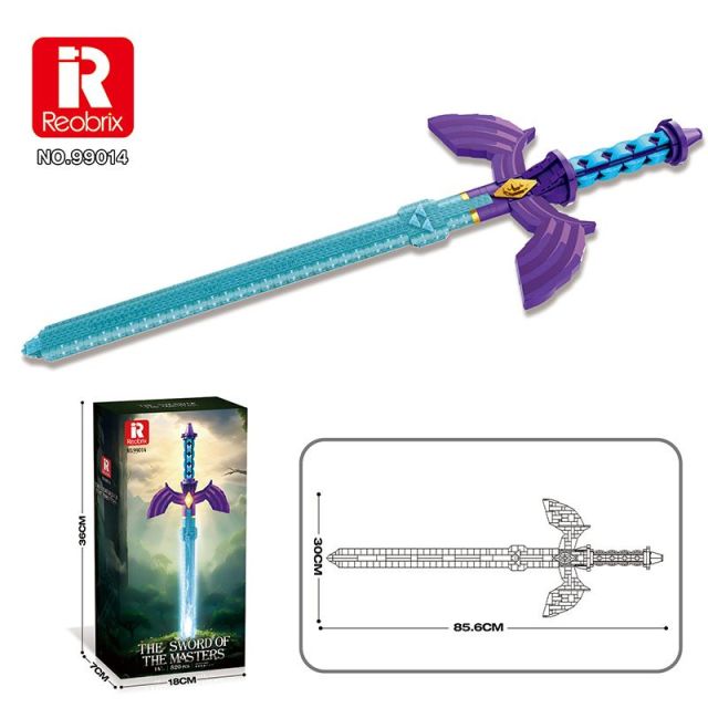 Reobrix Legend of Zelda Fantasy The Sword The Masters 820PCS block toys 99014