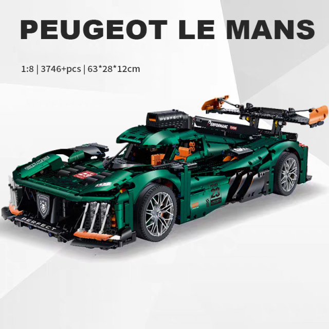 GULY Technic Car 9*8 Supercar 3746PCS block toys 10616