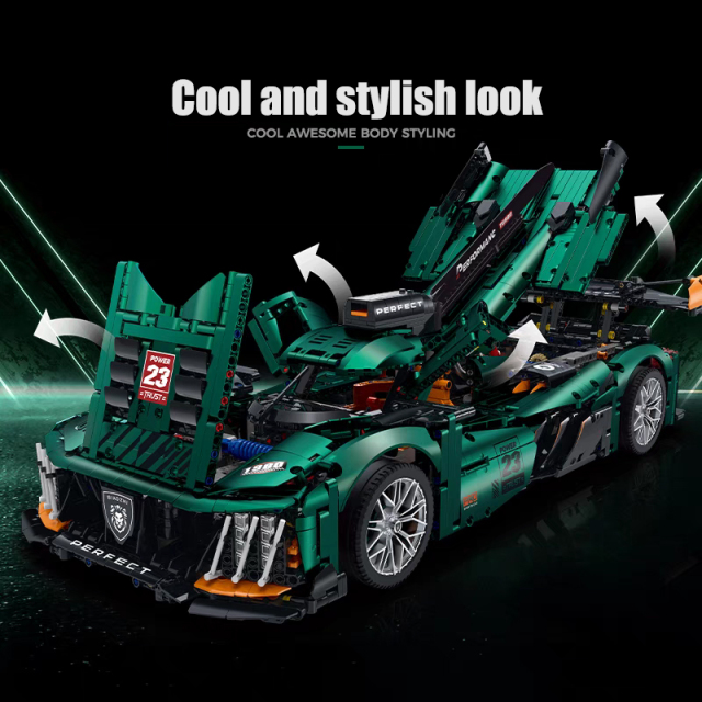 GULY Technic Car 9*8 Supercar 3746PCS block toys 10616