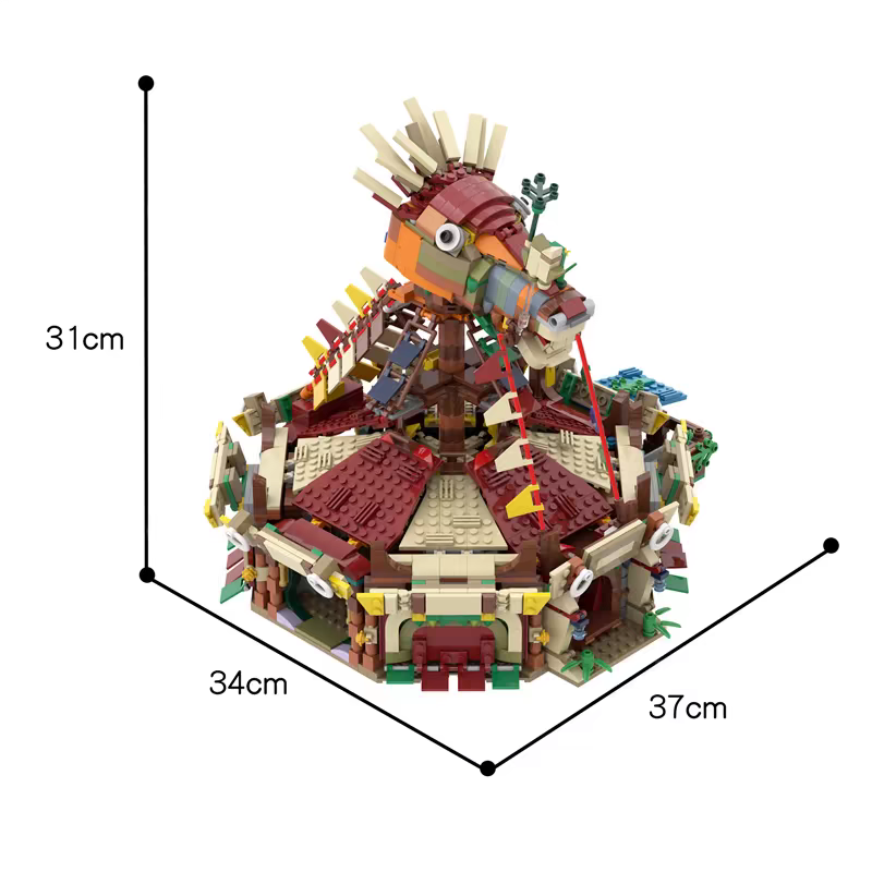 MOC Legend of Zelda Fantasy Stable 1768PCS block toys F-C5788
