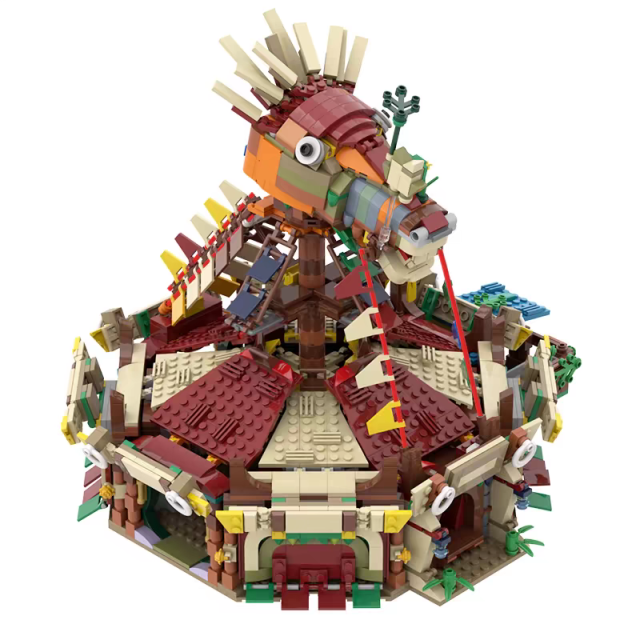 MOC Legend of Zelda Fantasy Stable 1768PCS block toys F-C5788
