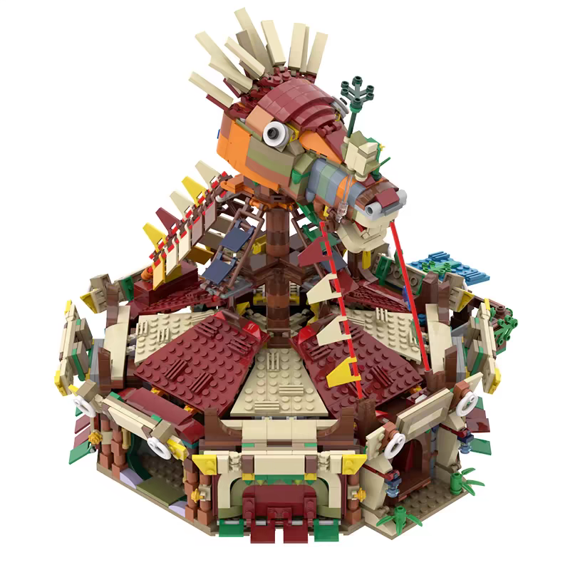 MOC Legend of Zelda Fantasy Stable 1768PCS block toys F-C5788