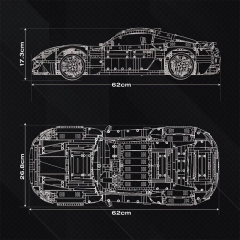 (Pre-sale) Reobrix Technic Car Maserati GranTurismo 5480PCS block toys 11010