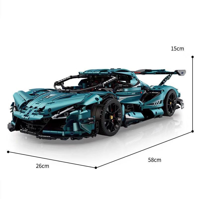 GULY Technic Car Gumpert Apollo IE 3468PCS block toys 10612