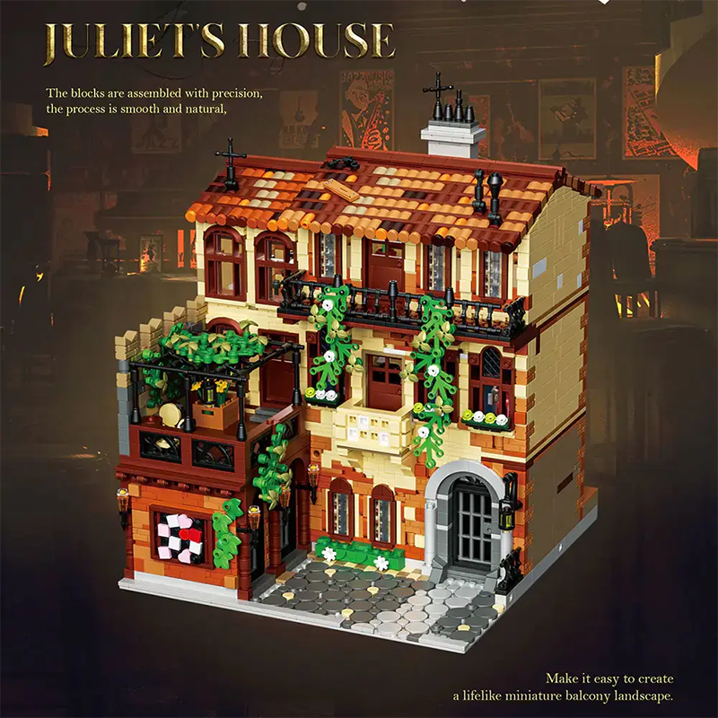 Free Tribe Creator Building Juliet Balcony 3800PCS block toys 36002
