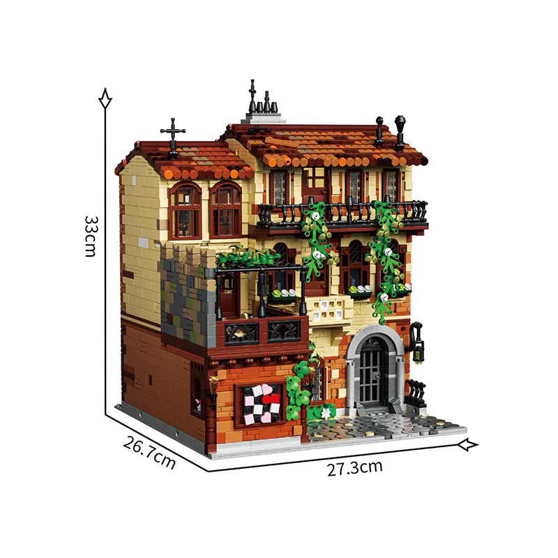 Free Tribe Creator Building Juliet Balcony 3800PCS block toys 36002