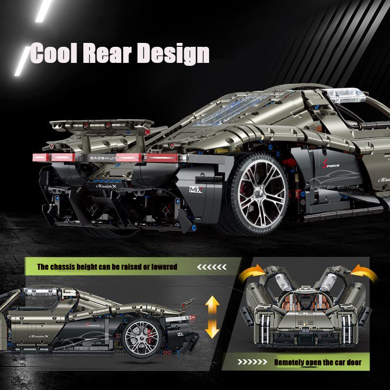 GULY Technic Car Porsche Mission X 4056PCS block toys 10626