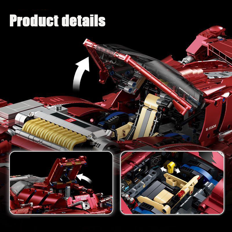 GULY Technic Car Gigant Sportcar 4158PCS block toys 10619