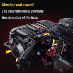 GULY Technic Car Audi RS6 Sports Car 4189PCS block toys 10643
