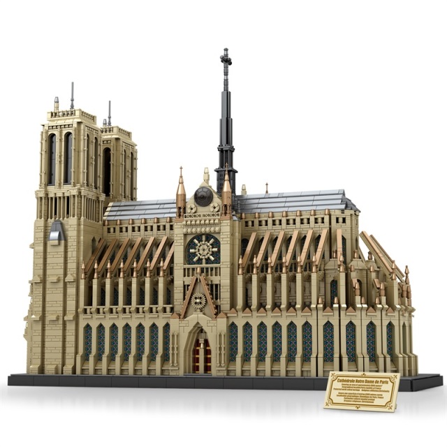Reobrix Creator Buildings Cathedral of Notre-Dame 8315PCS block toys 66016