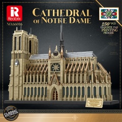 Reobrix Creator Buildings Cathedral of Notre-Dame 8868PCS block toys 66016