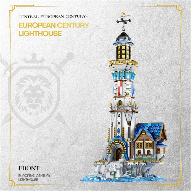 Reobrix Creator Buildings European Century Lighthouse 3228 PCS block toys 66028
