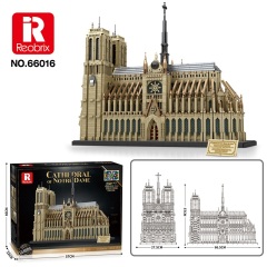 Reobrix Creator Buildings Cathedral of Notre-Dame 8315PCS block toys 66016